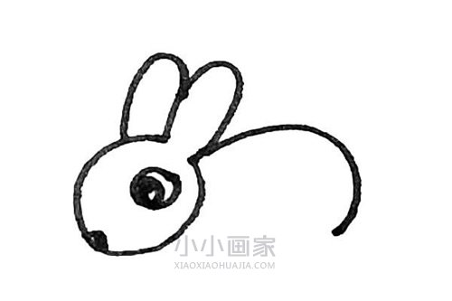 小白兔简笔画画法图片步骤步骤5