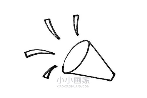 彩色礼炮简笔画画法图片步骤步骤4