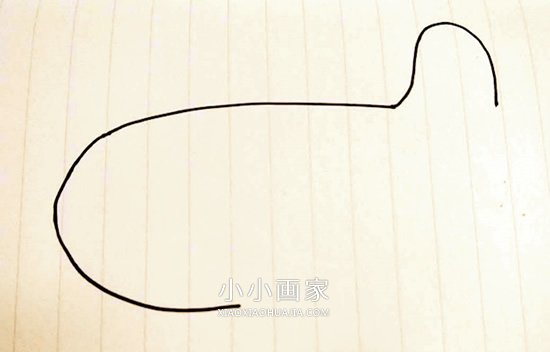 云层中的飞机简笔画画法图片步骤步骤2