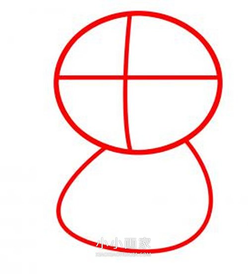 小熊布偶的简笔画画法图片步骤步骤2