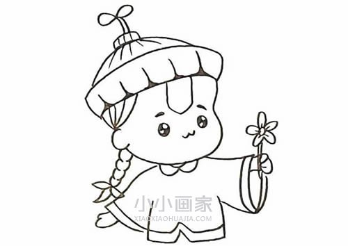 僵小鱼简笔画画法图片步骤步骤12