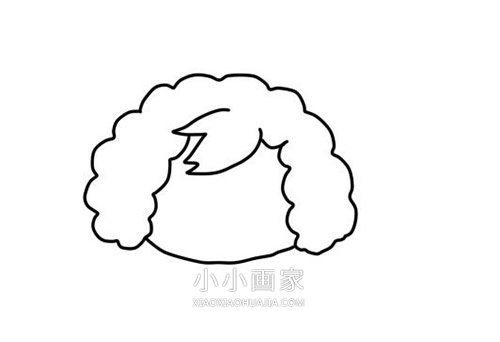 喜羊羊/美羊羊简笔画画法图片步骤步骤5