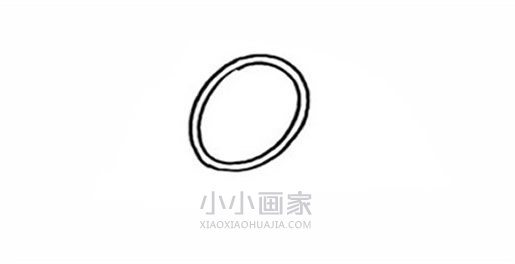 简单羽毛球拍简笔画画法图片步骤步骤2