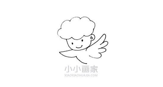 爱神丘比特简笔画画法图片步骤步骤5