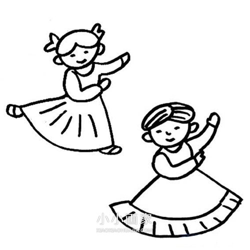 喜迎新年简笔画画法图片步骤步骤5