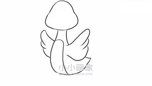 卡通鸭子简笔画画法图片步骤步骤5