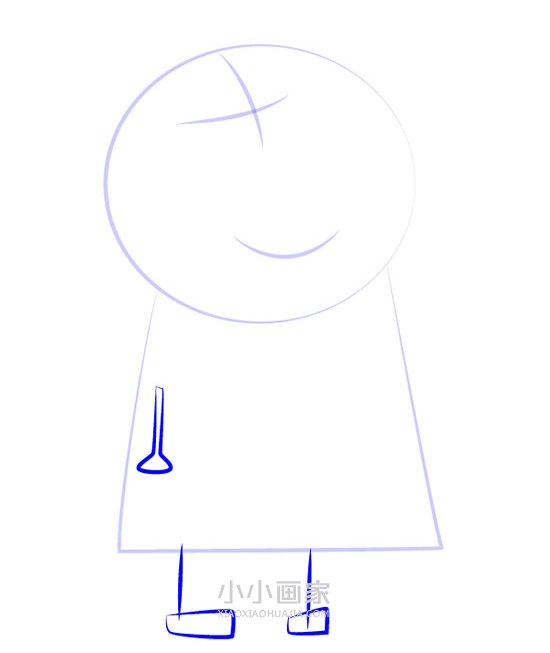 小狐狸弗雷迪的妈妈简笔画画法图片步骤步骤3