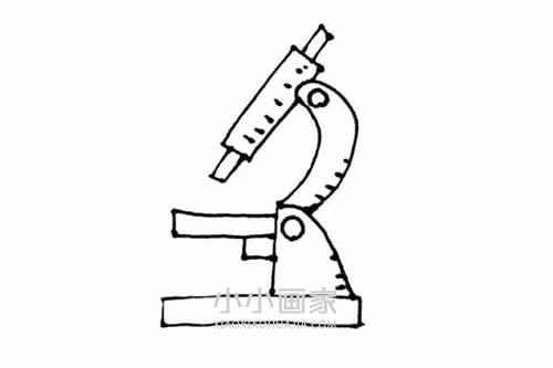 简单显微镜简笔画画法图片步骤步骤7