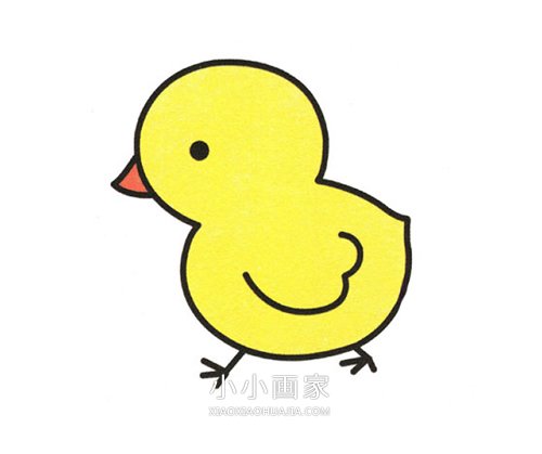 绘本故事最简单小鸡简笔画画法图片步骤