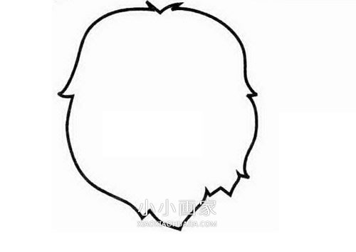 可爱小狮子简笔画画法图片步骤步骤2