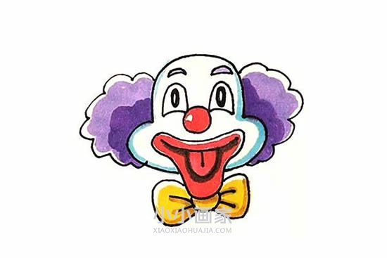 绘本故事搞笑小丑简笔画画法图片步骤