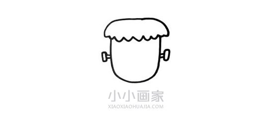 科学怪人简笔画画法图片步骤步骤2