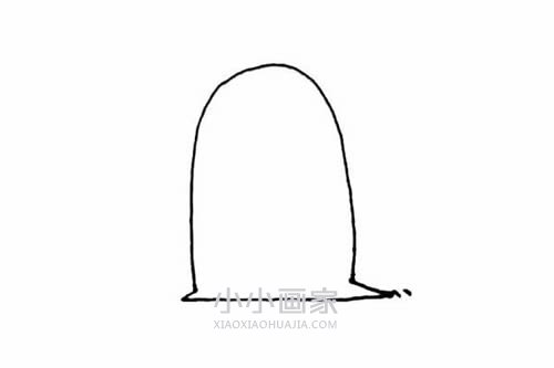 无脸男简笔画画法图片步骤步骤3