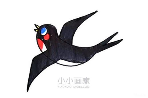 绘本故事春天小燕子简笔画画法图片步骤