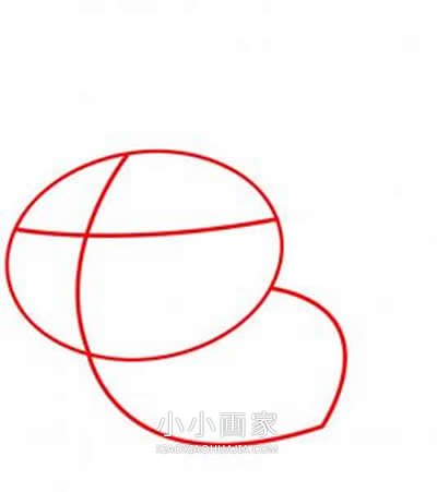 跳跃的兔子简笔画画法图片步骤步骤2