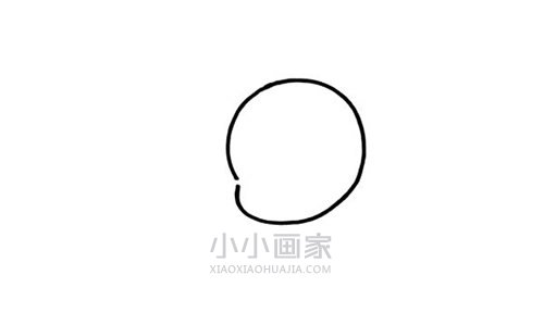 采花蜜的蜜蜂简笔画画法图片步骤步骤2