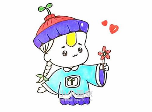 僵小鱼简笔画画法图片步骤步骤1