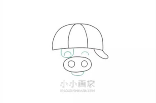 可爱麦兜简笔画画法图片步骤步骤5