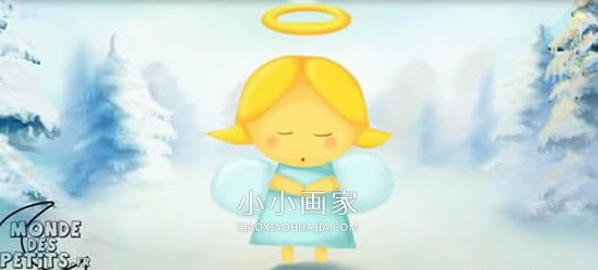 可爱小天使简笔画画法图片步骤步骤1