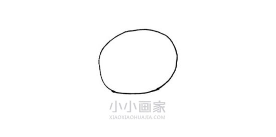 哼歌的哆啦A梦简笔画画法图片步骤步骤2