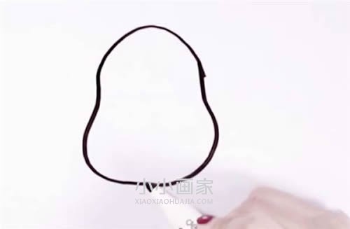 可爱小狗狗简笔画画法图片步骤步骤2