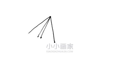 飞行的纸飞机简笔画画法图片步骤步骤3