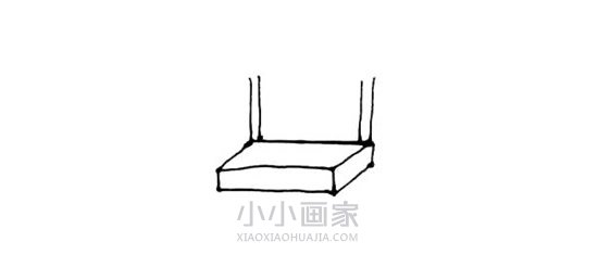 可爱儿童椅简笔画画法图片步骤步骤3