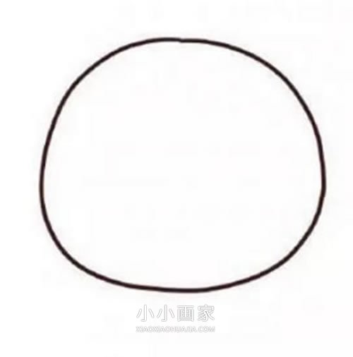 卡通小猫咪简笔画画法图片步骤步骤2