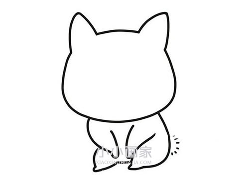 Q萌柯基犬简笔画画法图片步骤步骤6