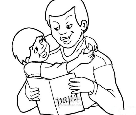 父亲节简笔画画法图片步骤步骤6