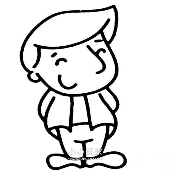 父亲节简笔画画法图片步骤步骤11