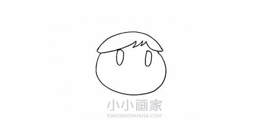 卡通向日葵简笔画画法图片步骤步骤5