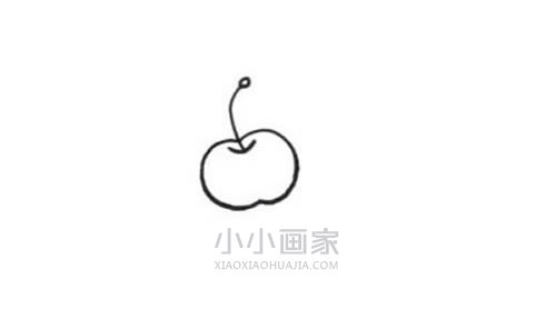 彩色纸杯蛋糕简笔画画法图片步骤步骤2