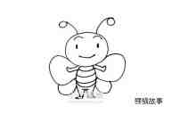 可爱卡通蜜蜂简笔画画法图片步骤步骤7