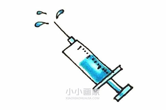 绘本故事注射器简笔画画法图片步骤