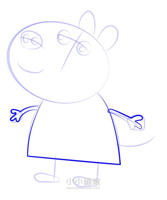 斑马佐伊简笔画画法图片步骤步骤6