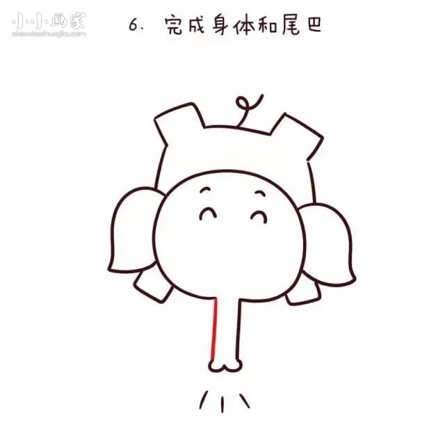 绘本故事数字1简笔画大象画法图片步骤