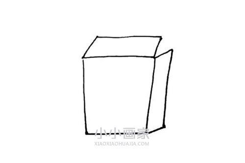盒装酸奶简笔画画法图片步骤步骤4