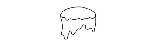 卡通蜡烛简笔画画法图片步骤步骤3