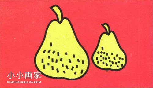 绘本故事简单梨子简笔画画法图片步骤