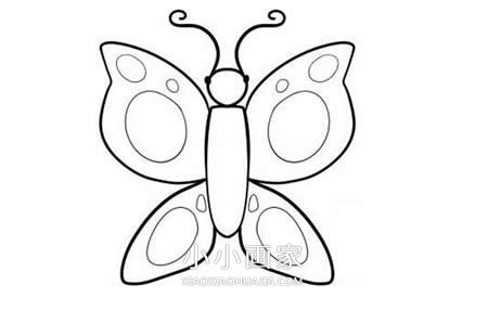 绘本故事简单蝴蝶简笔画画法图片步骤