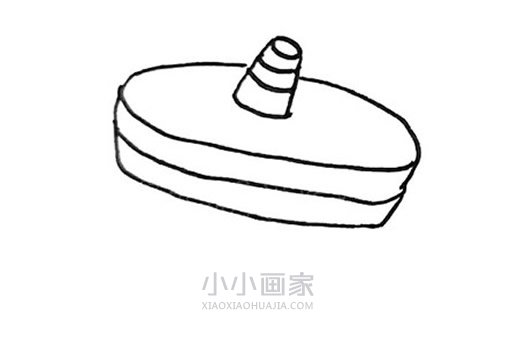 旋转陀螺简笔画画法图片步骤步骤3