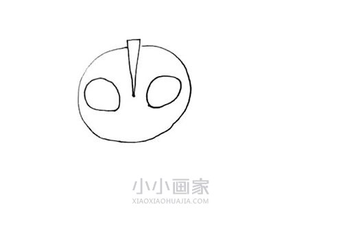 飞行的奥特曼简笔画画法图片步骤步骤3