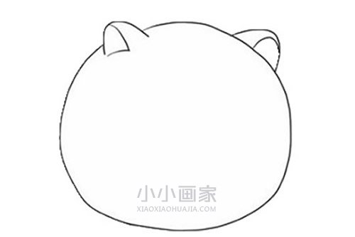 凶猛的可爱小老虎简笔画画法图片步骤步骤3