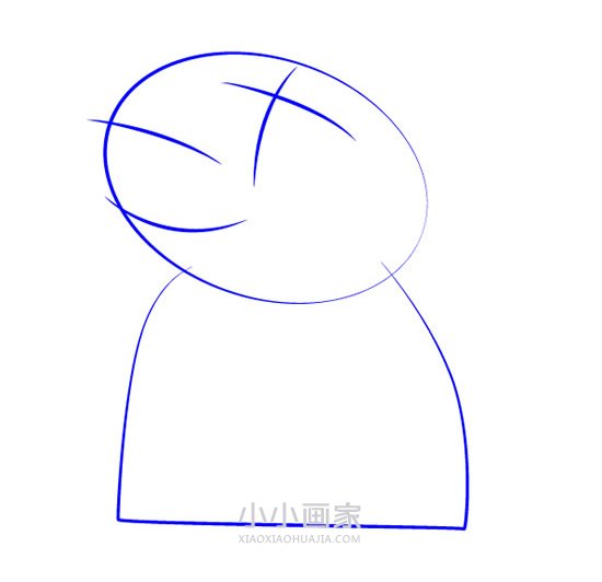 羚羊老师简笔画画法图片步骤步骤2