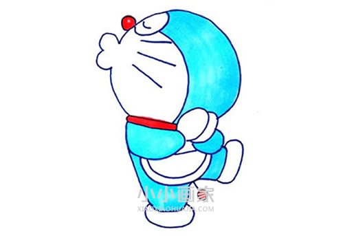 萌萌哒哆啦A梦简笔画画法图片步骤步骤1