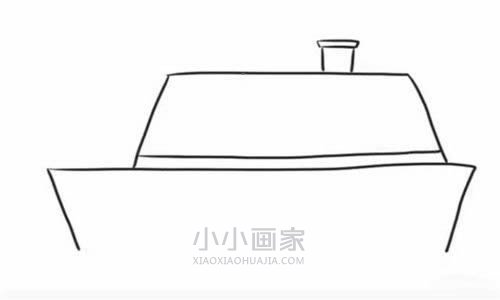 海上轮船简笔画画法图片步骤步骤4