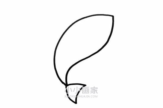 可怕鲨鱼简笔画画法图片步骤步骤2