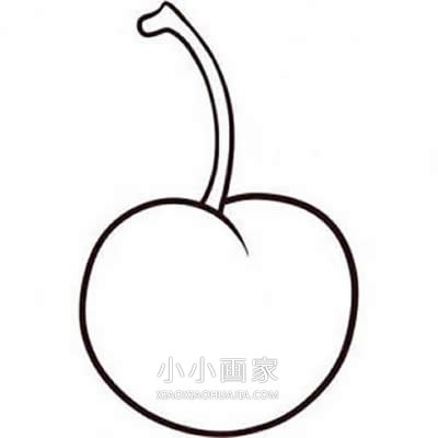 彩色樱桃简笔画画法图片步骤步骤5