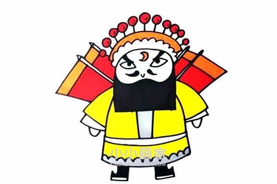 绘本故事京剧人物简笔画画法图片步骤